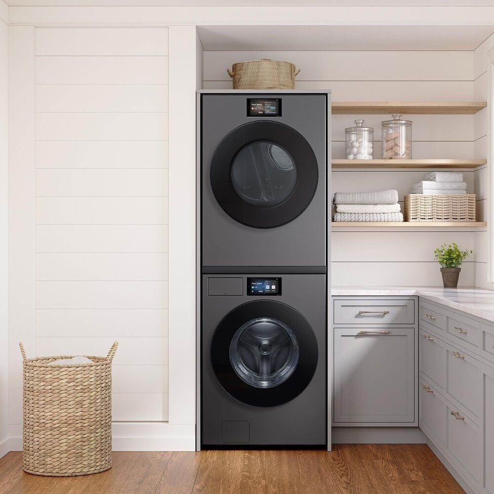 Samsung Bespoke 5.3 Cu. Ft. Front Load Washer in Dark Steel, , large