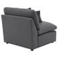Coaster Hobson Accent Armless Chair in Charcoal, , large