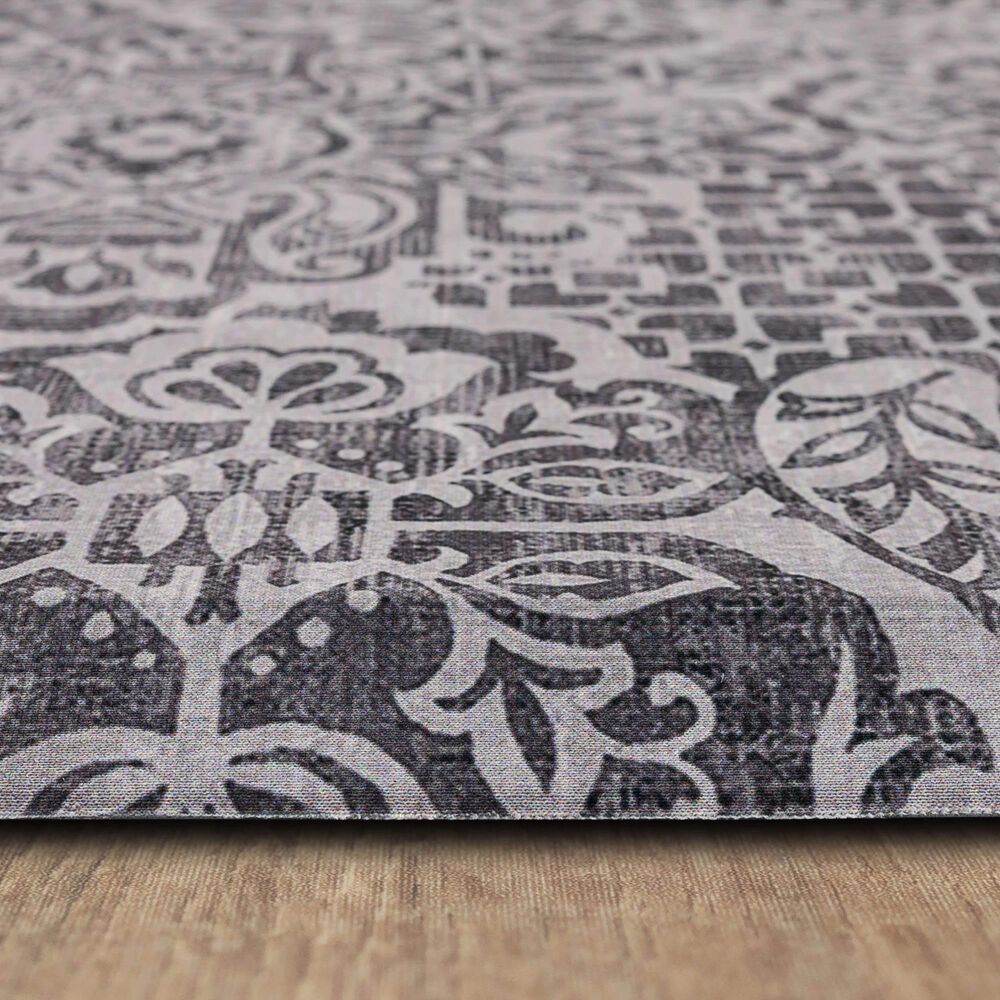 Mohawk Dri-Pro Deluxe Damask Nouveau 1&#39;8&quot; x 3&#39;6&quot; Grey Area Rug, , large