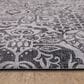 Mohawk Dri-Pro Deluxe Damask Nouveau 1"8" x 3"6" Grey Area Rug, , large