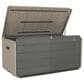 HOMLUX 260 Gal. Outdoor Storage Deck Box with Lock and Wheels in Gray, , large
