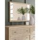 Ashley Cielden 6-Drawer Dresser and Mirror in Tan, , large