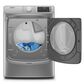 Maytag 4.8 Cu. Ft. Front Load Washer with Steam and 7.3 Cu. Ft. Electric Dryer - Metallic Slate, , large