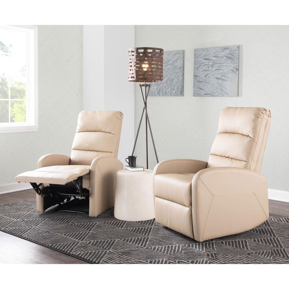 Lumisource Dormi Recliner Chair in Beige, , large