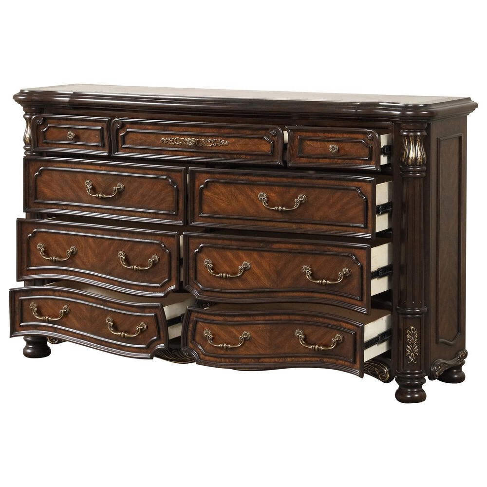 New Heritage Design Bella Note Dresser Only in Mahogany, , large