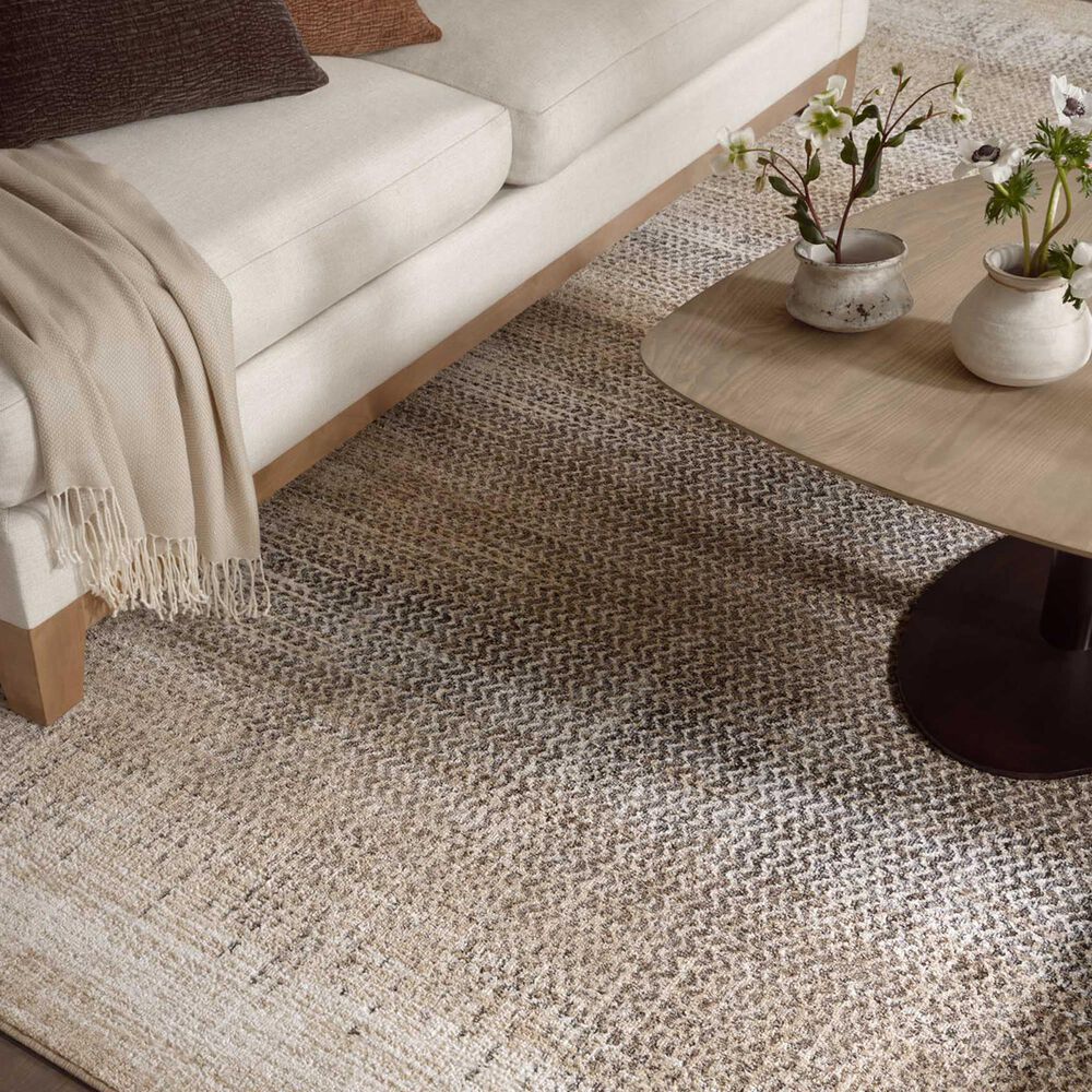 Loloi Wyatt 2&#39;6&quot; x 4&#39; Stone and Beige Area Rug, , large