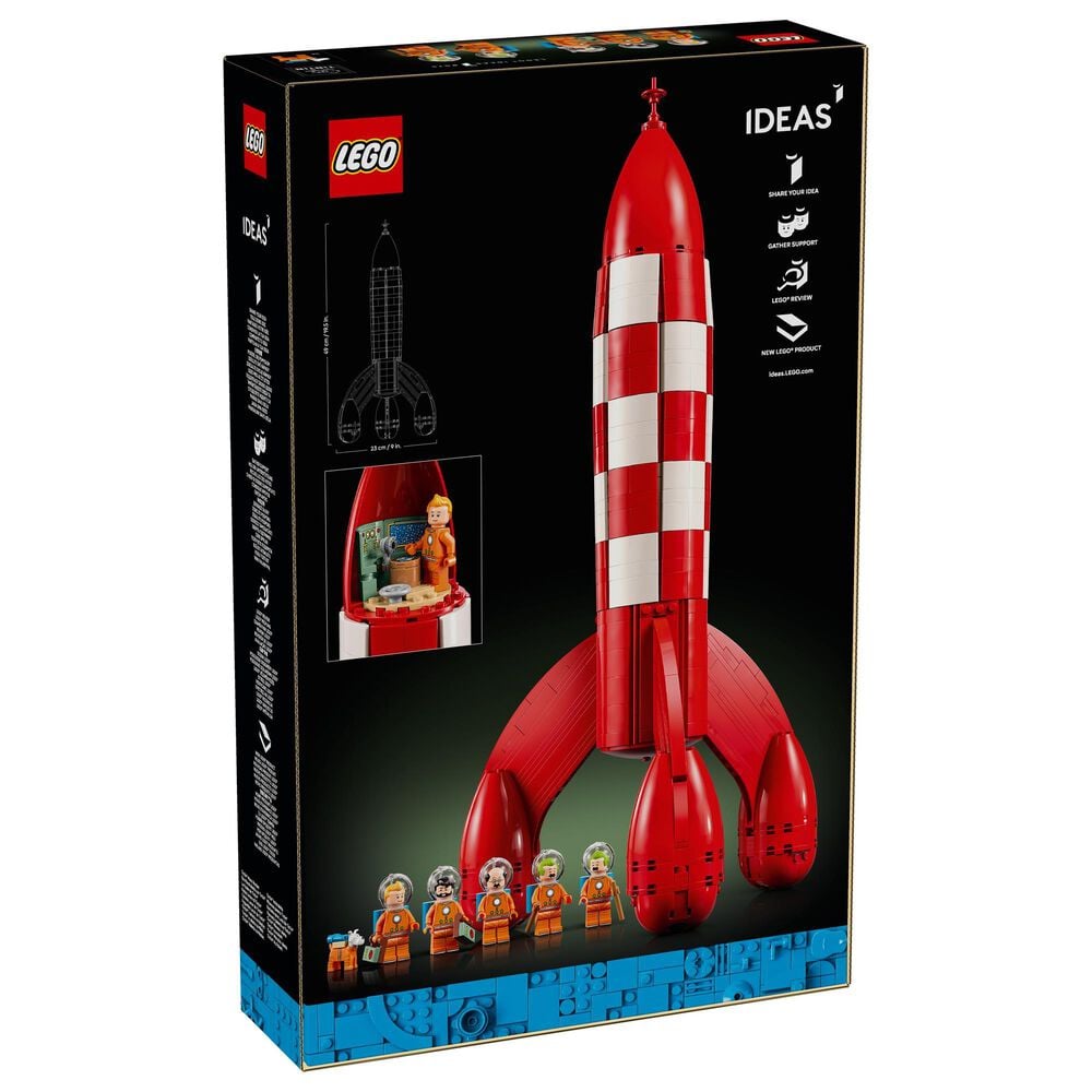 LEGO Tintin Moon Rocket Building Set, , large
