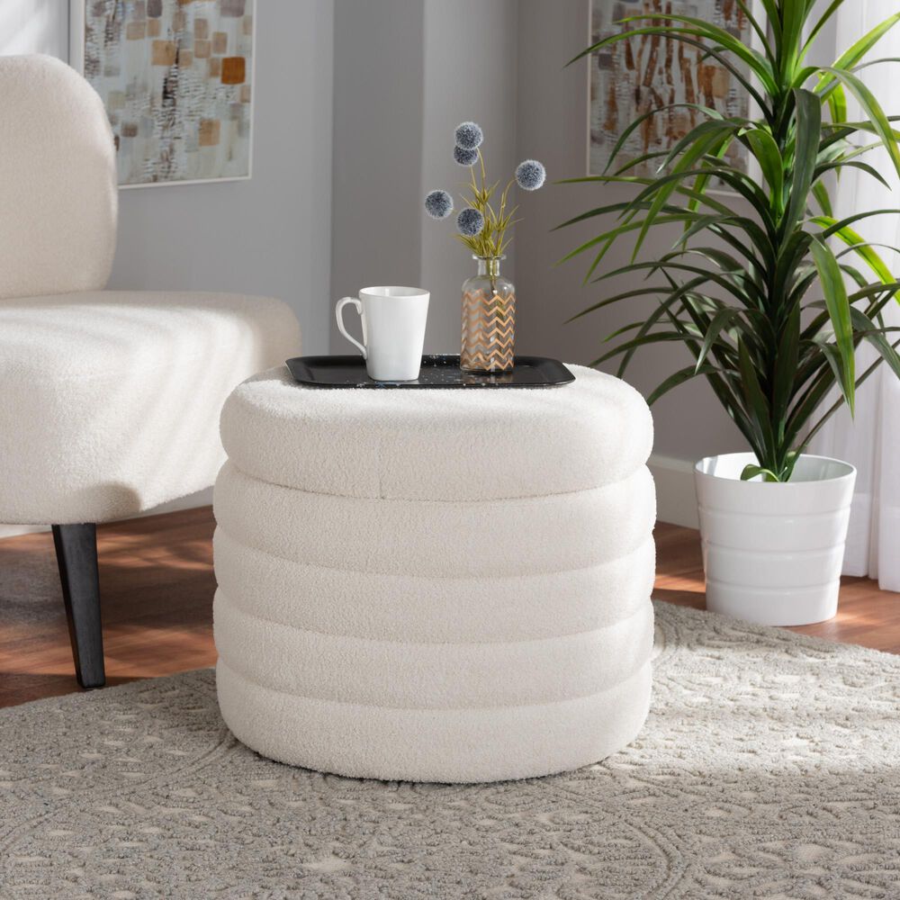 Baxton Studio Tabitha Storage Ottoman in Ivory, , large
