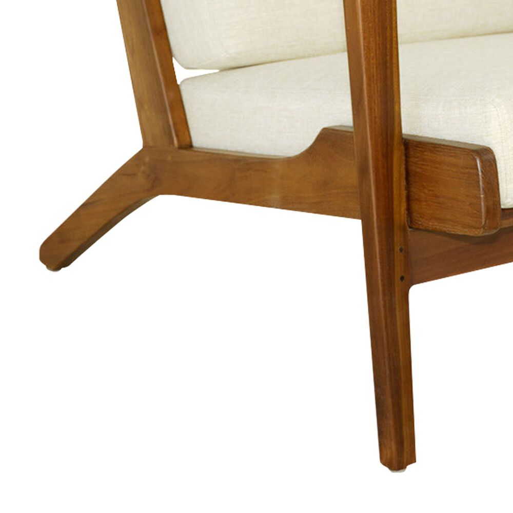 Hearth and Haven Connor Lounge Chair in Cream, , large