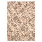 Surya Tuscany TUS-2300 White, Light Beige and Dark Brown 7"10" Square Area Rug, , large