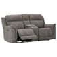 Ashley Next-Gen DuraPella Power Console Loveseat with Power Headrest in Slate, , large
