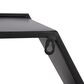 Maple and Jade 30" Hexagon Wall Shelf in Matte Black and Varnished Brown, , large