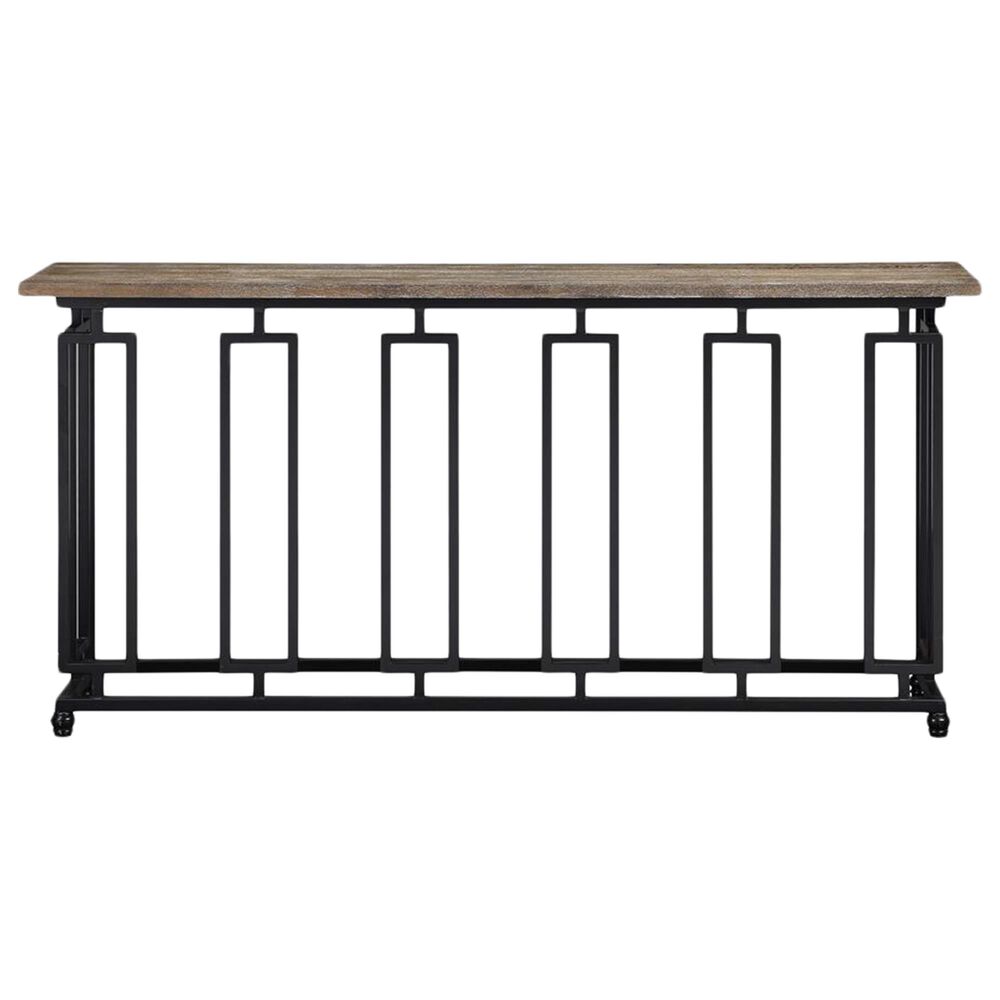 Shell Island Furniture Console Table in Sherwood Aged Brown, , large