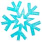 The Gerson Company 18.3" USB Electric Lighted Hanging Holographic Snowflake with Remote Control in White, , large