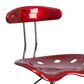 Flash Furniture Vibrant Swivel Task Chair in Red, , large