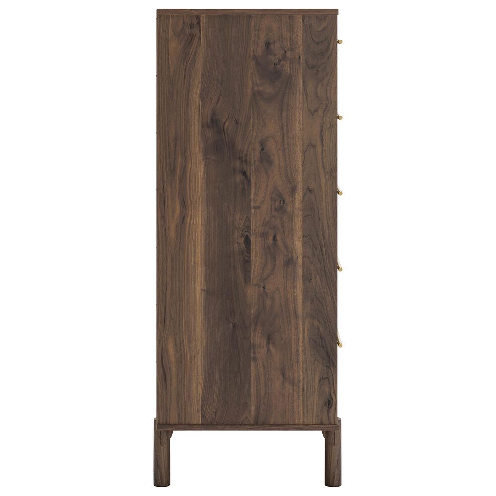 Ashley Calverson 5-Drawer Chest in Mocha, , large