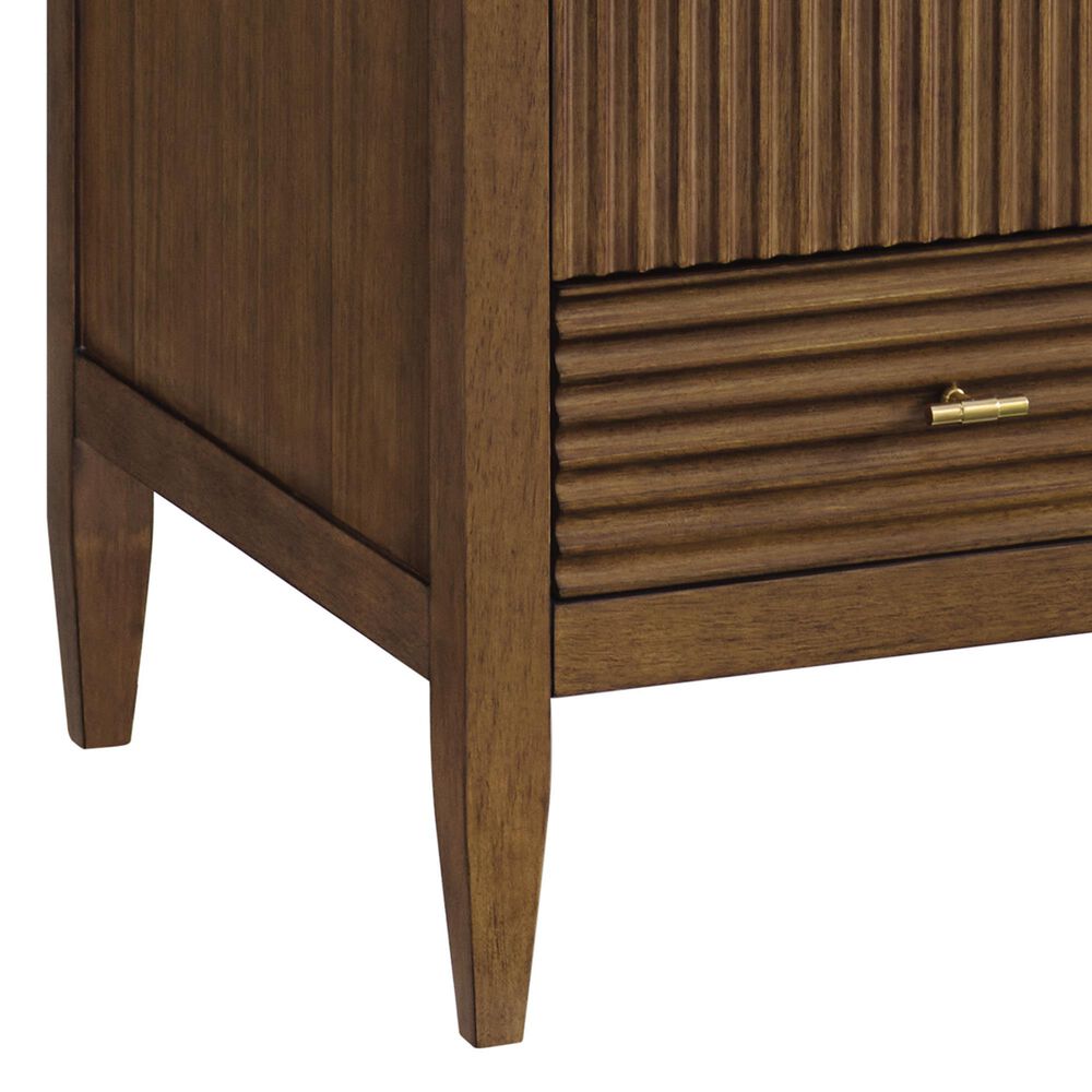 James Martin Vanities Myrrin 36&quot; Vanity in Mid-Century Walnut with 3 cm Eternal Marfil Quartz Top, , large