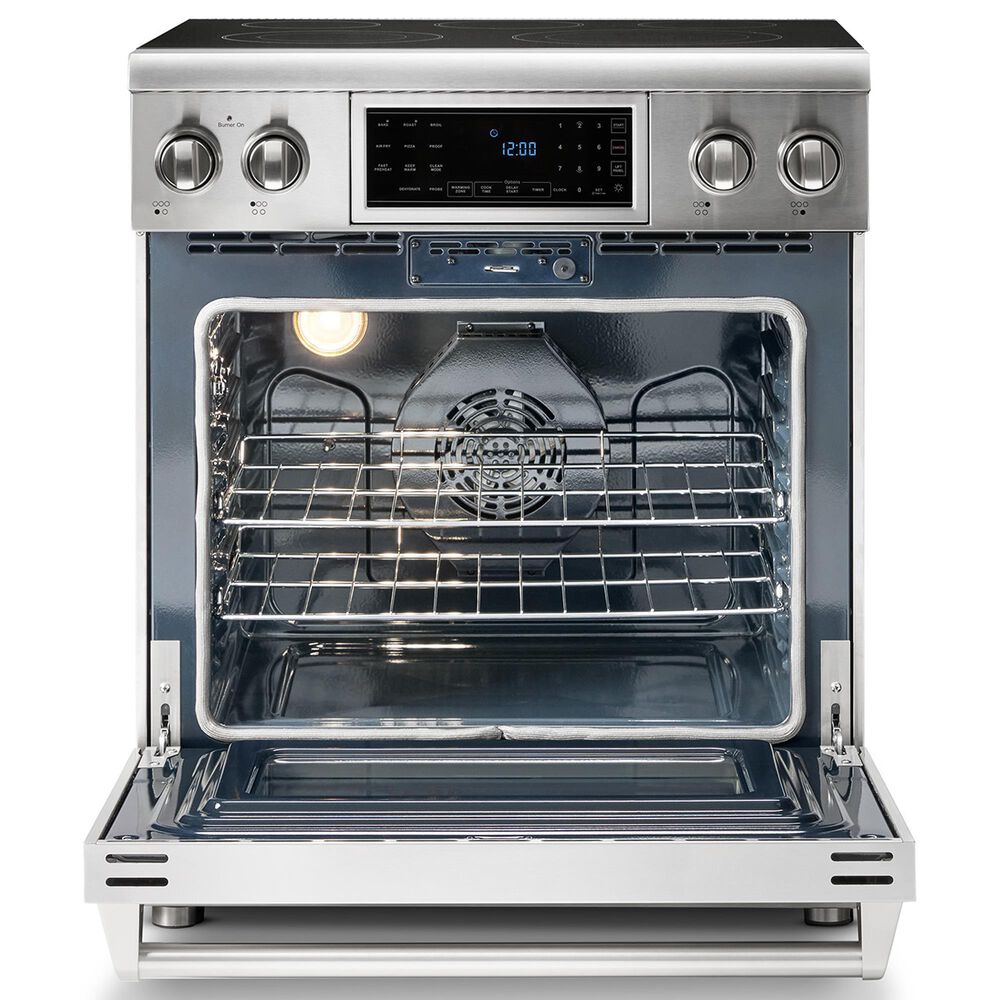 Thor Kitchen 30&quot; Professional Electric Range with Storage Drawer in Stainless Steel, , large