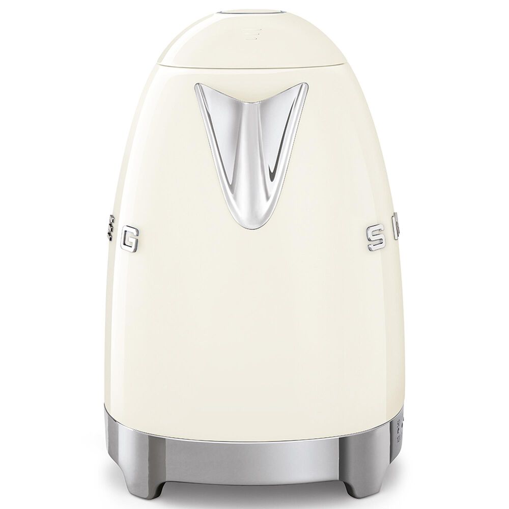 Smeg 1.7L Stainless Steel Retro Style Electric Kettle in Cream, , large