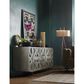 Hooker Furniture Commerce and Market Layers 80" Entertainment Console in Natural Brass and Antique Brass, , large