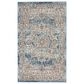 Nourison Quarry QUA11 3" x 5" Ivory and Blue Area Rug, , large