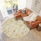 Dalyn Rug Company Hatay HY2 8" Round Ivory Area Rug, , large