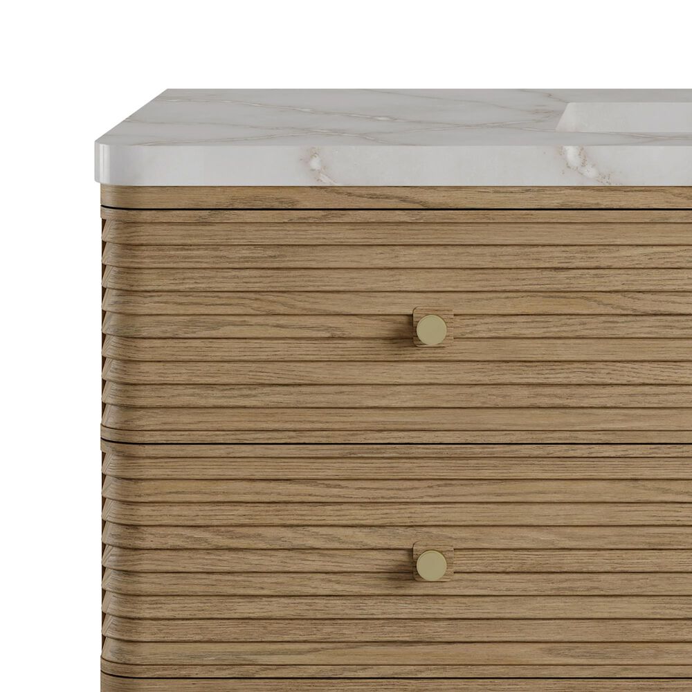 James Martin Allamari 48" Single Bathroom Vanity in Dune Mist with Single Hole 3 cm Victorian Silver Silestone Top and Rectangular Sink, , large