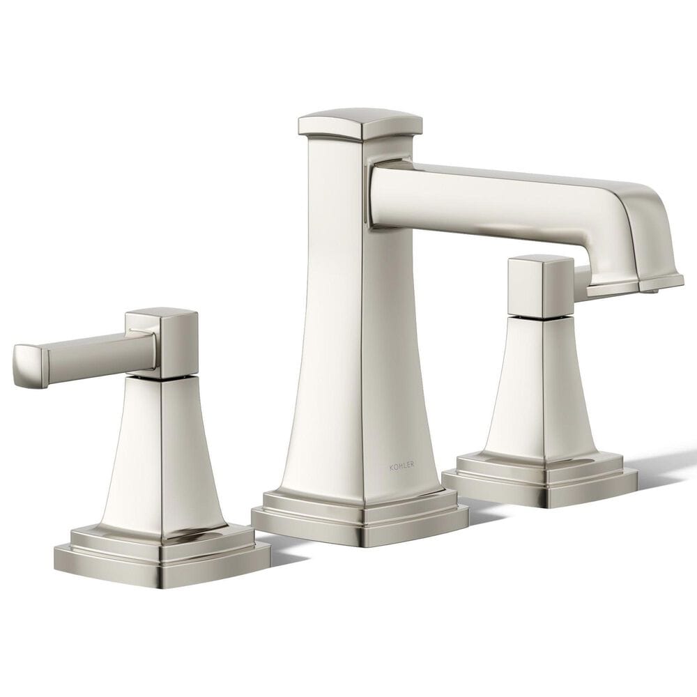 Kohler Riff Widespread Bathroom Sink Faucet in Vibrant Polished Nickel, , large