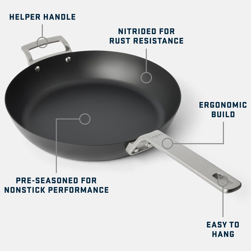YETI Carbon Steel 12" Pan in Gray, , large