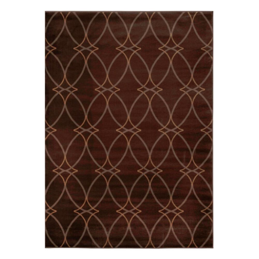 Radici USA Pisa 3783 5"3" x 7"3" Brown Area Rug, , large