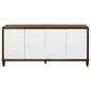 Wycliff Bay Komodo 70" TV Console in Brown and White, , large
