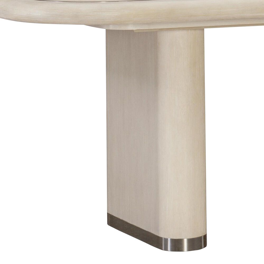 Bernhardt Brigitte Double Pedestal Dining Table in Ecru - Table Only, , large