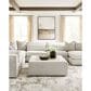 Ashley Ashbourne Estate Oversized Accent Ottoman in Snowstone, , large