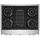 JennAir 36" Rise Professional Gas Rangetop in Stainless Steel, , large