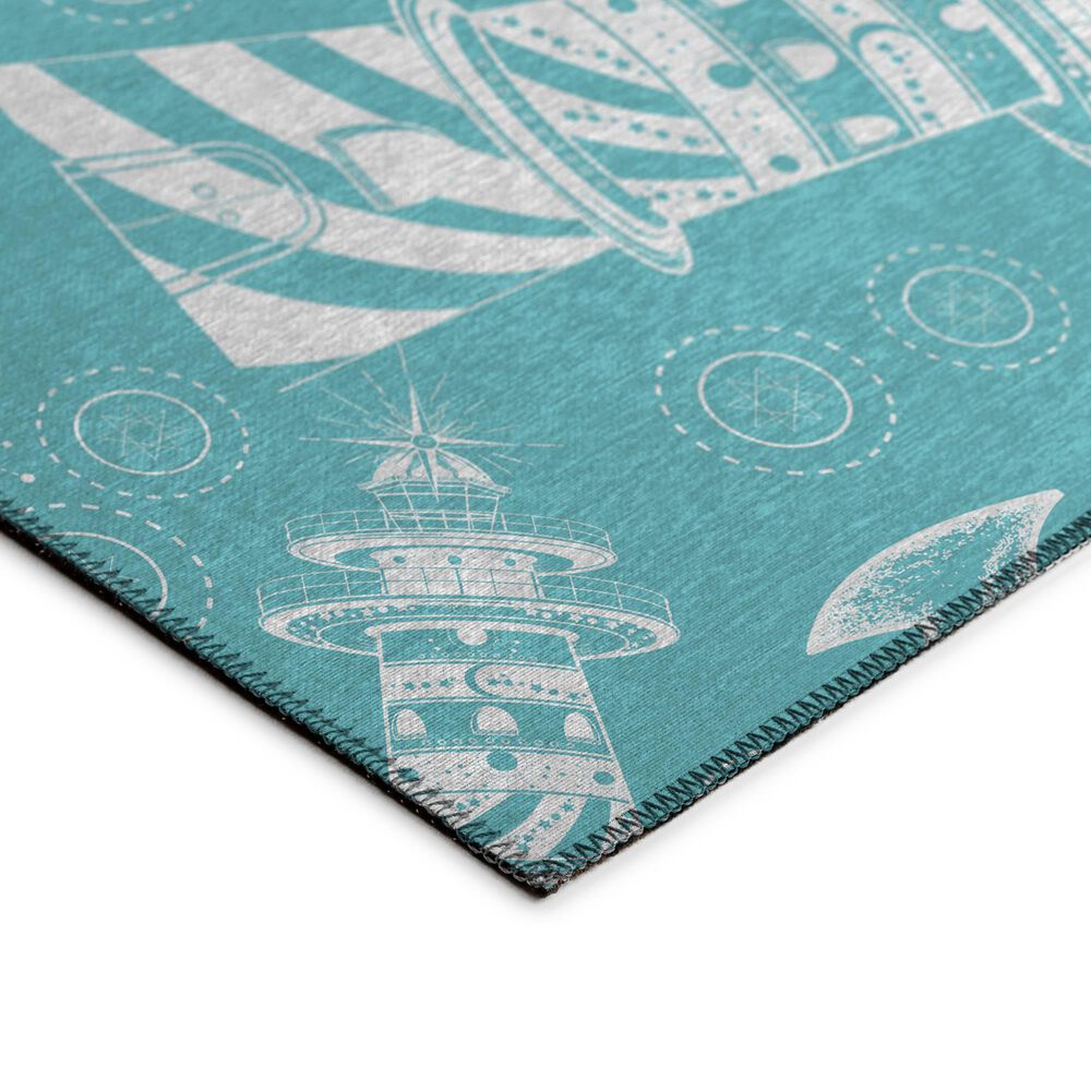 Dalyn Rug Company Harbor HA9 3&#39; x 5&#39; Ocean Indoor/Outdoor Area Rug, , large