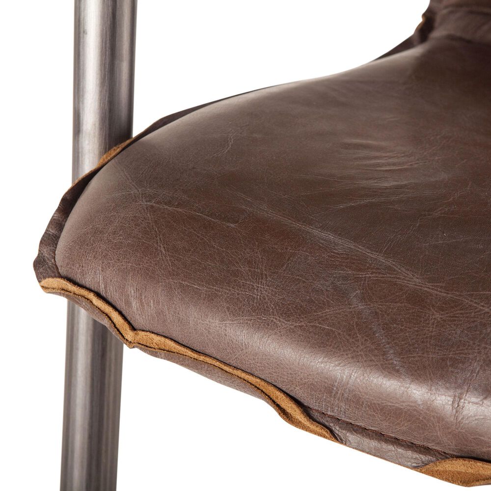 Home Trends &amp; Design Portofino Dining Arm Chair in Brushed Nickel, , large