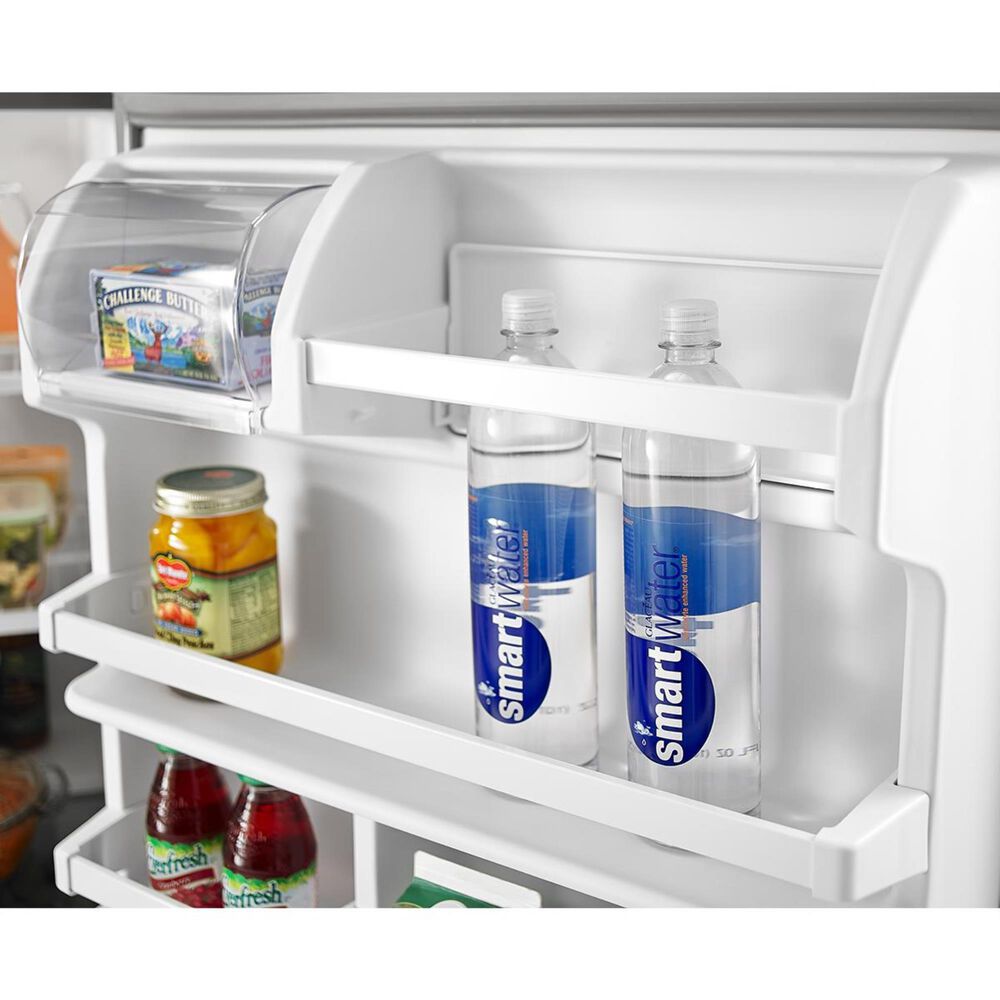 Amana 18 Cu. Ft. Top-Freezer Refrigerator with Electronic Temperature Controls in Stainless Steel, , large