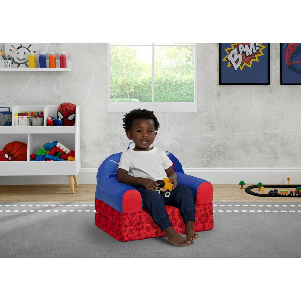 Delta Children Spidey and His Amazing Friends Cozee Buddy Flip-Out Chair in Red, , large