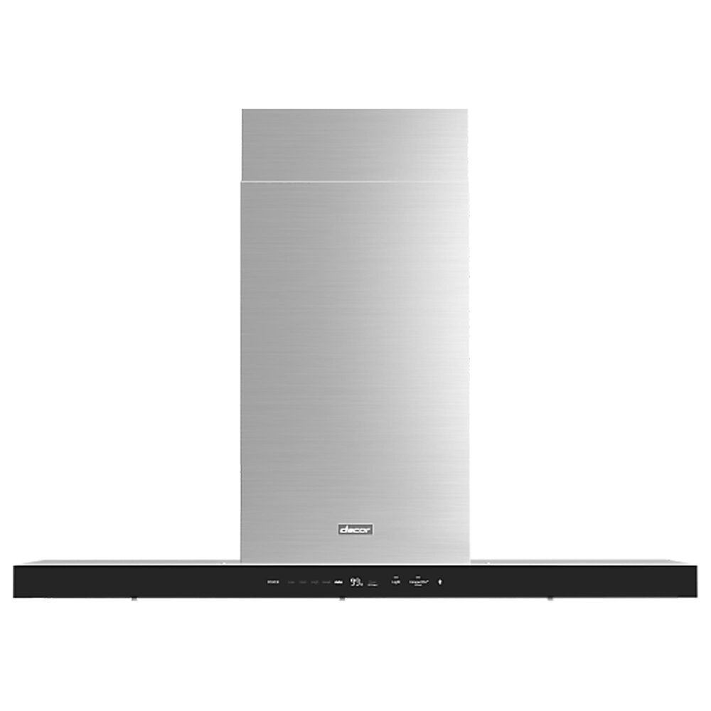 Dacor 48" Chimney Wall Hood in Silver Stainless Steel, , large