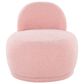 Lumisource Kimi Accent Chair in Pink Sherpa, , large