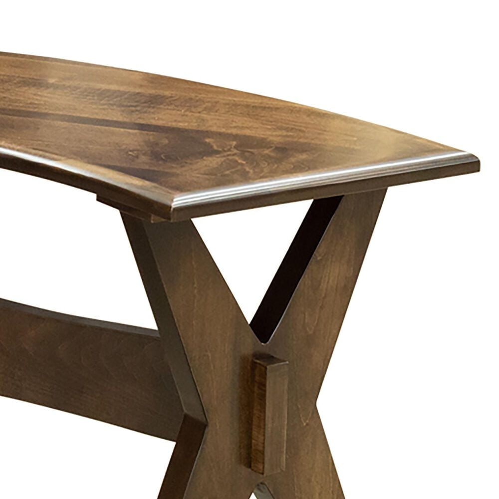 Fleming Furniture Co. Paramour 54" Curved Bench in Walnut, , large