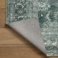Magnolia Home Banks 2" x 5" Blue and Lagoon Area Rug, , large