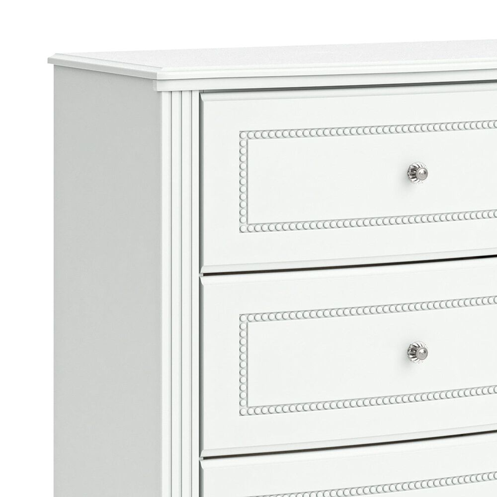 Ashley Kozlani 6-Drawer Dresser and Mirror in White, , large