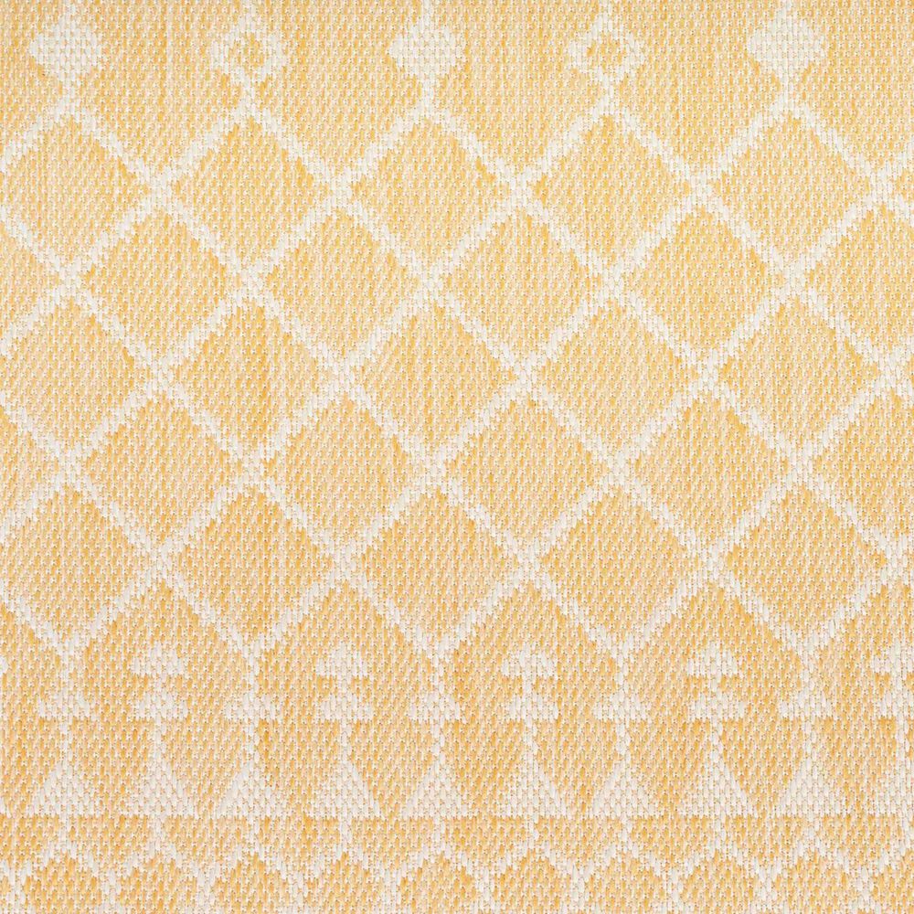 Nourison Positano Southwestern Yellow 5&#39; x 7&#39; Indoor/Outdoor Area Rug, , large