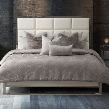 Vista Haus Roma II 9-Piece Queen Comforter Set in Platinum, , large