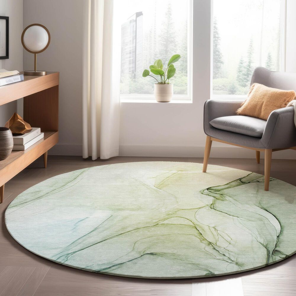 Dalyn Rug Company Odyssey Aloe 8' Round Area Rug, , large