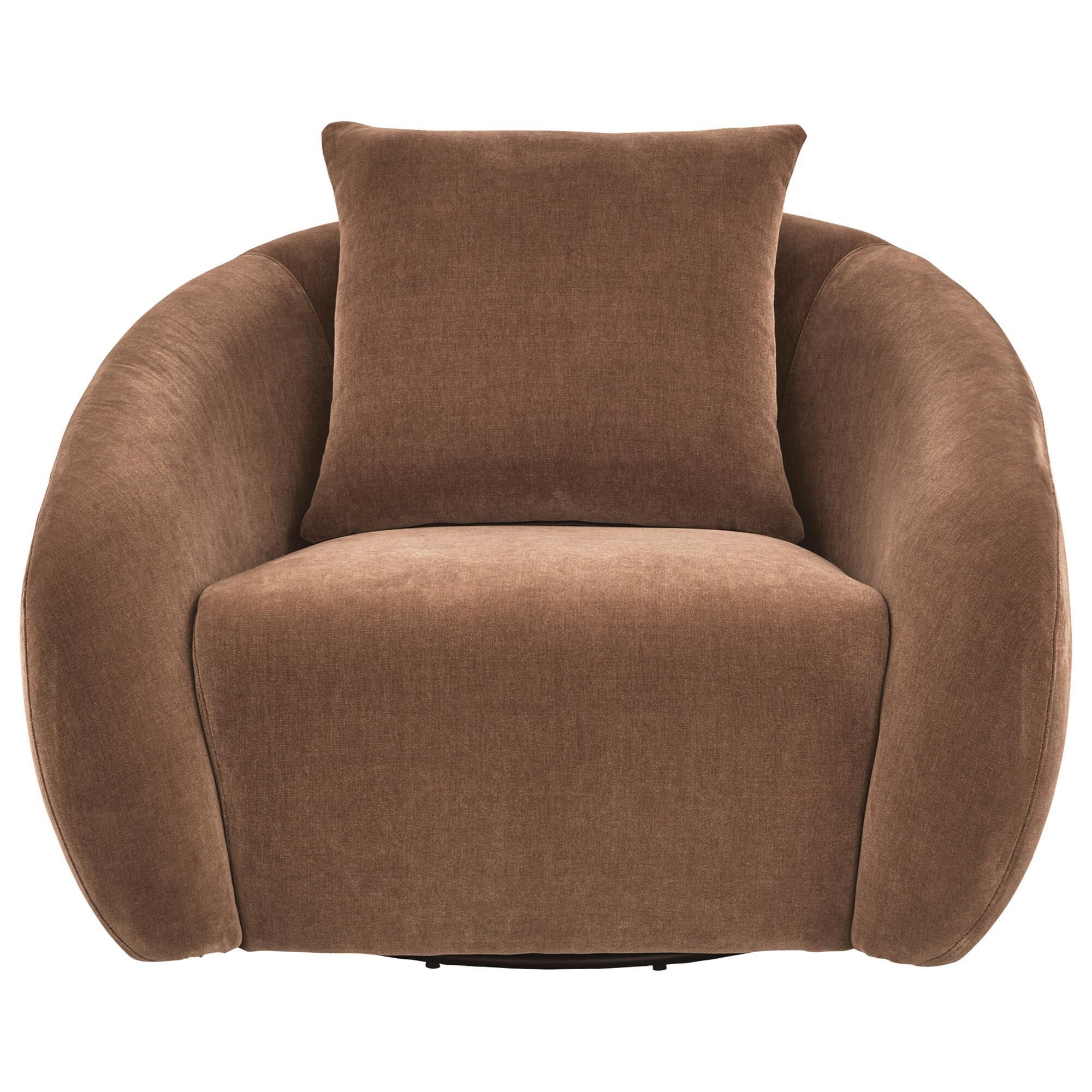 Ashley Yahya Swivel Accent Chair in Sienna