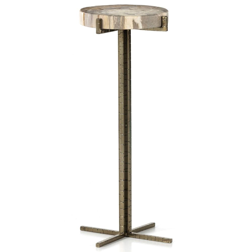 Four Hands Jonty End Table in Light Petrified, , large