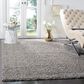 Safavieh Athens Shag SGA119F-4 4" x 6" Light Grey Area Rug, , large