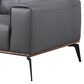 37B Pietro Stationary Leather Chair in Gray, , large